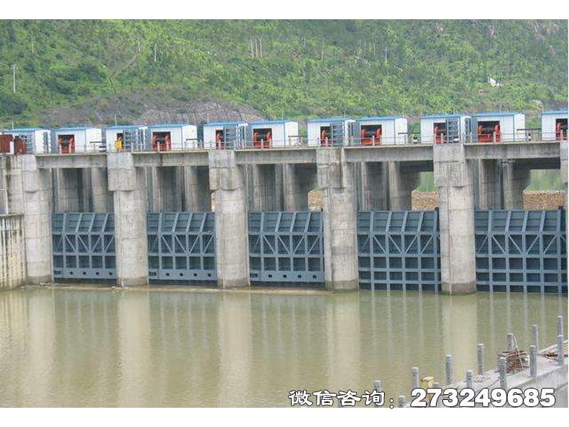 栾城拦水大坝闸门